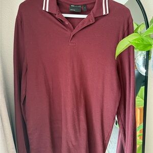 ASOS Design Maroon Polo Shirt